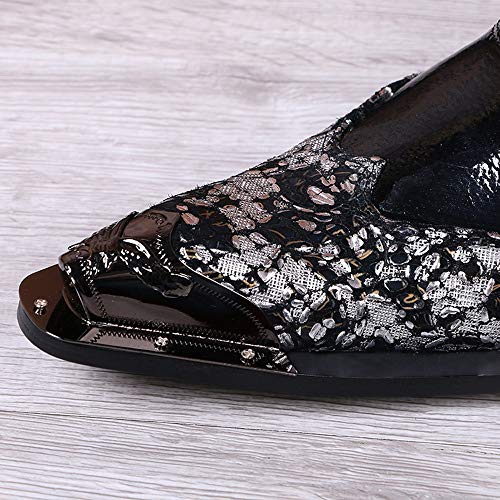 Dress Shoes for Men Loafer Low Top Lace up Steel Toe Mens Oxford Shoes Slip On for Performance Genuine Leather3