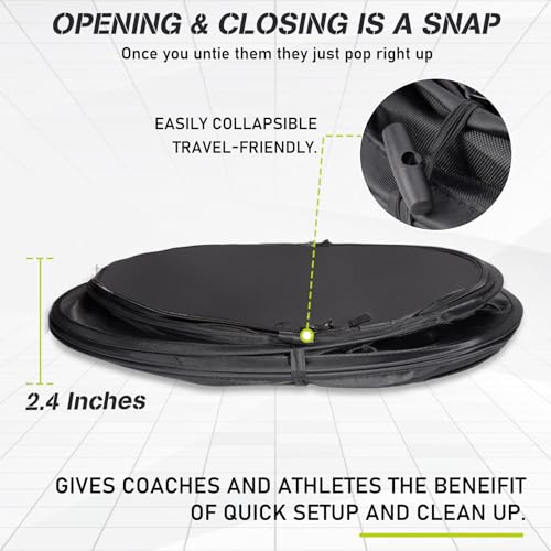 image for Hikeen Basketball Defender Dummy 4 Pack - Pop Up Safely Simulate Defen