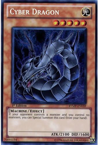 YuGiOh : RYMP-EN059 1st Ed Cyber Dragon Secret Rare Card - ( Ra Yellow Mega Pack Yu-Gi-Oh! Single Card ) by Deckboosters