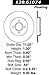 Centric Parts 120.61074 Premium Brake Rotor with E-Coating