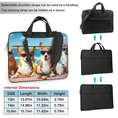 Bolso portátil impermeable 13 pulgadas para laptop miniatura 4