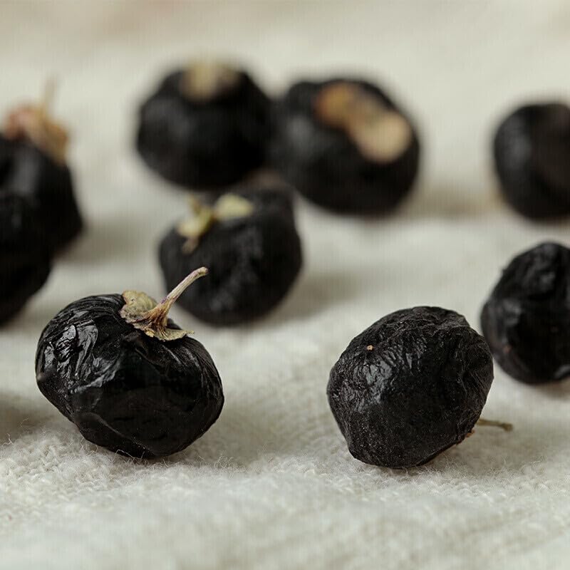 Premium Dried Black Goji Wolfberry Tea (黑枸杞茶) – 7.5oz (200g) – 100% Natural, No Additives, Antioxidant-Rich Herbal Tea for Vitality & Wellness - Image 3