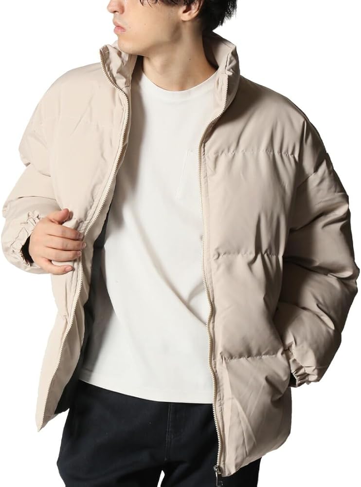 Amazon | [アーケード] オーバーサイズ エコダウンジャケット メンズ