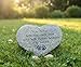 Dog Speak Pet Memorial Stone - You Have Left My Side But You Will Never Leave My Heart – Paw Prints Bereavement Memorial Gift for Pet Loss & Remembrance