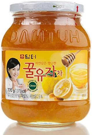 Damtuh Korean Honey Citron Tea, Citron Tea with Honey, Yuzu Marmalade, Yuzu Sauce for Salad, Citron Spread, Honey Citron Jam, 27.16 Oz 700g