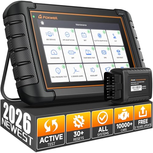 2026 FOXWELL Scanner NT809BT OBD2 Scanner Diagnostic Tool...