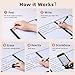 CoBak 6 Sides Portable White Board 12x9 inch (A4) - Notebook Design Dry Erase Small Board with Pocket and 3 Markers, Anti-Ghosting Surface for Office, School, Homeschool with Gift Box (Brown)