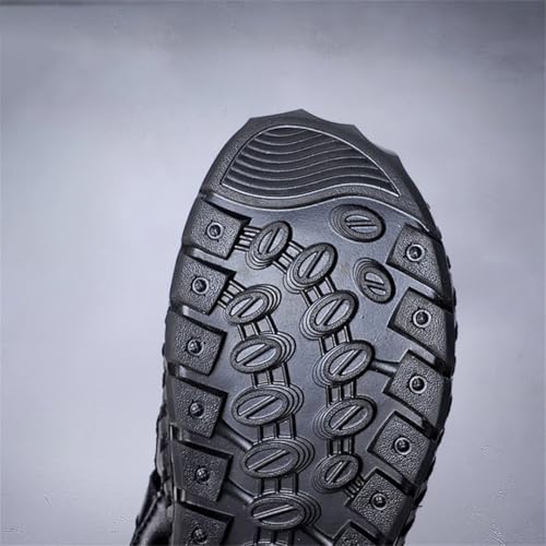 Men’S Super Soft Outdoor Anti-Slip Hiking Flat Casual Shoes Leisure Style Sandals With Hook And Loop Fastener3