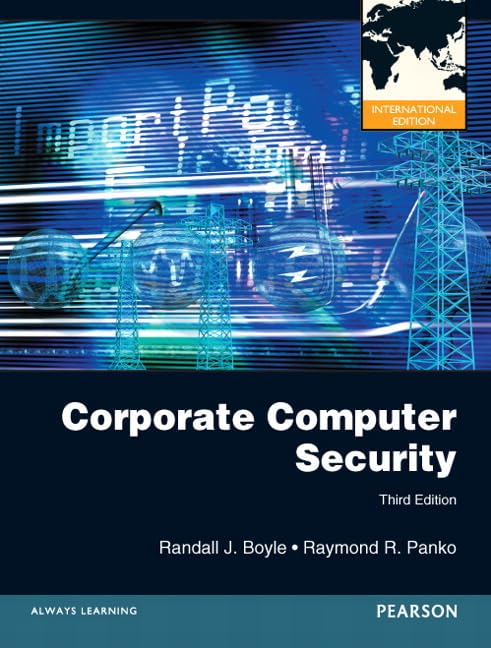 Corporate Computer Security:International Edition
