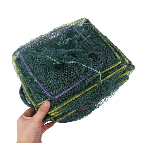 Filet de pêche en nylon pliable Housoutil de 2,6 m avec 13 sections