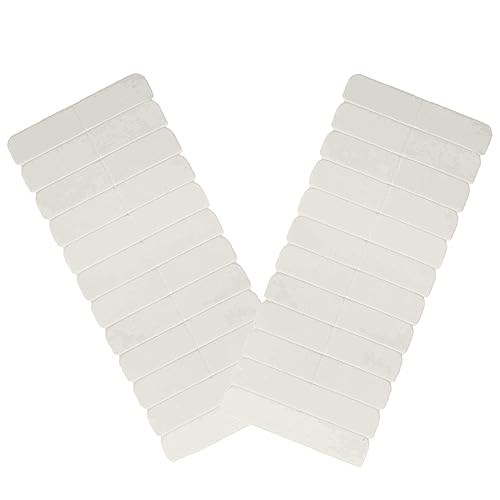 Miniatura 6 de Full Shine - Pestañas de cinta reemplazables sin residuos para extensiones de cabello humano, 3hojas, pestaña de cinta blanca, 36unidades