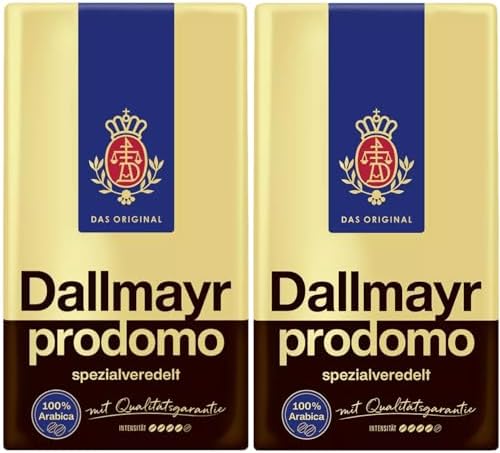 Dallmayr Prodomo Ground Coffee, 17.6 Ouce (Pack of 2)