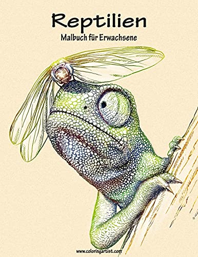Reptilienmalbuch für Erwachsene 1 (German Edition)