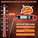 [2020 Upgraded] Comsoon Digital Meat Thermometer, Instant Read Cooking Thermometer with Dual Probe, Kitchen Food Thermometer with Alarm Setting, Backlight & Magnet for BBQ Grill Smoker Oven Oil Candy
