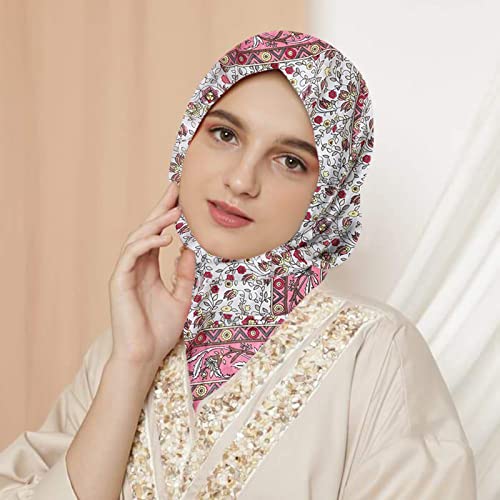 YOLAI Mixed Cotton Square Scarf Womens Bandana Hand Head Hair Scarfs Handbag Wraps Sleeping Headscarf Headdress2