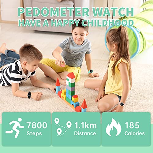 Image of Kids Watch, Digital Watch for Girls Boys, Sport Watch with Alarm Clock, Stopwatch, Waterproof Fitness Tracker with No App for Ages 5-12 Children (YB-Green)