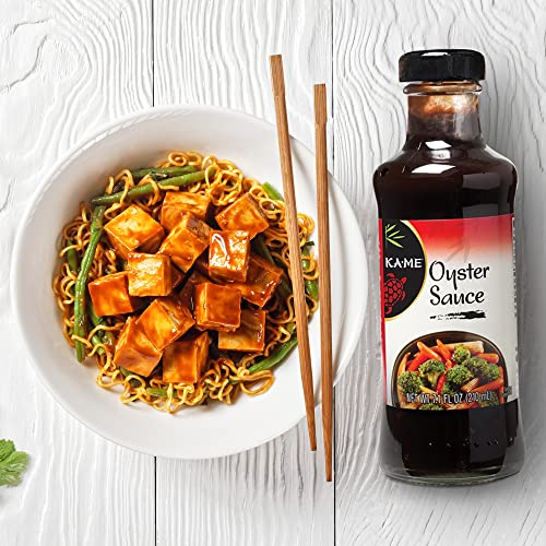 Ka-Me Oyster Sauce 7.0 Oz, Authentic Asian Ingredients And Flavors, Certified Gluten Free, No Preservatives/Msg, For Marinade, Dipping & Cooking Bbq, Meats, Seafood & Vegetables And Many More #TOP5