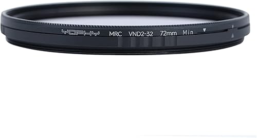 Miniatura 5 de El filtro MRC VND2-32 de YOPHY 2.047 in es un filtro de densidad neutra variable utilizado en fotografía y videografía
