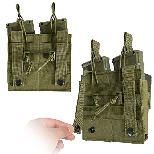 Frtkk Molle Mag Pouch, Open Top Single/Double/Triple Magazine Pouch Holder Carrier For M4 M16 Ak Ar Glock M1911 92F 9Mm #TOP2
