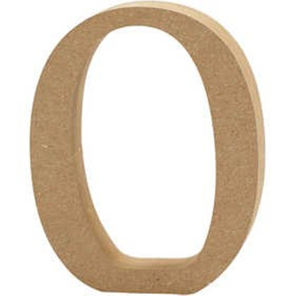 Crafty Capers 13cm Large Wooden MDF Letter Shape to Decorate - O | Wood Shapes for Crafts