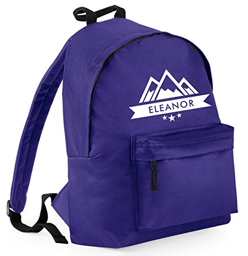 Sac à dos personnalisé Mountain Junior violet pour l'école et les sorties