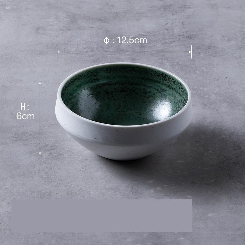 Saladier Bol à Soupe créatif for la Maison, Bol à Salade Multifonctionnel en céramique adapté à la Salade, aux Fruits mélangés et aux Flocons d'avoine Bol