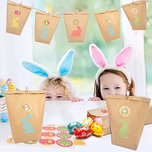 HAUSPROFI Sacchetti Regalo Pasquali 12 Sacchetti