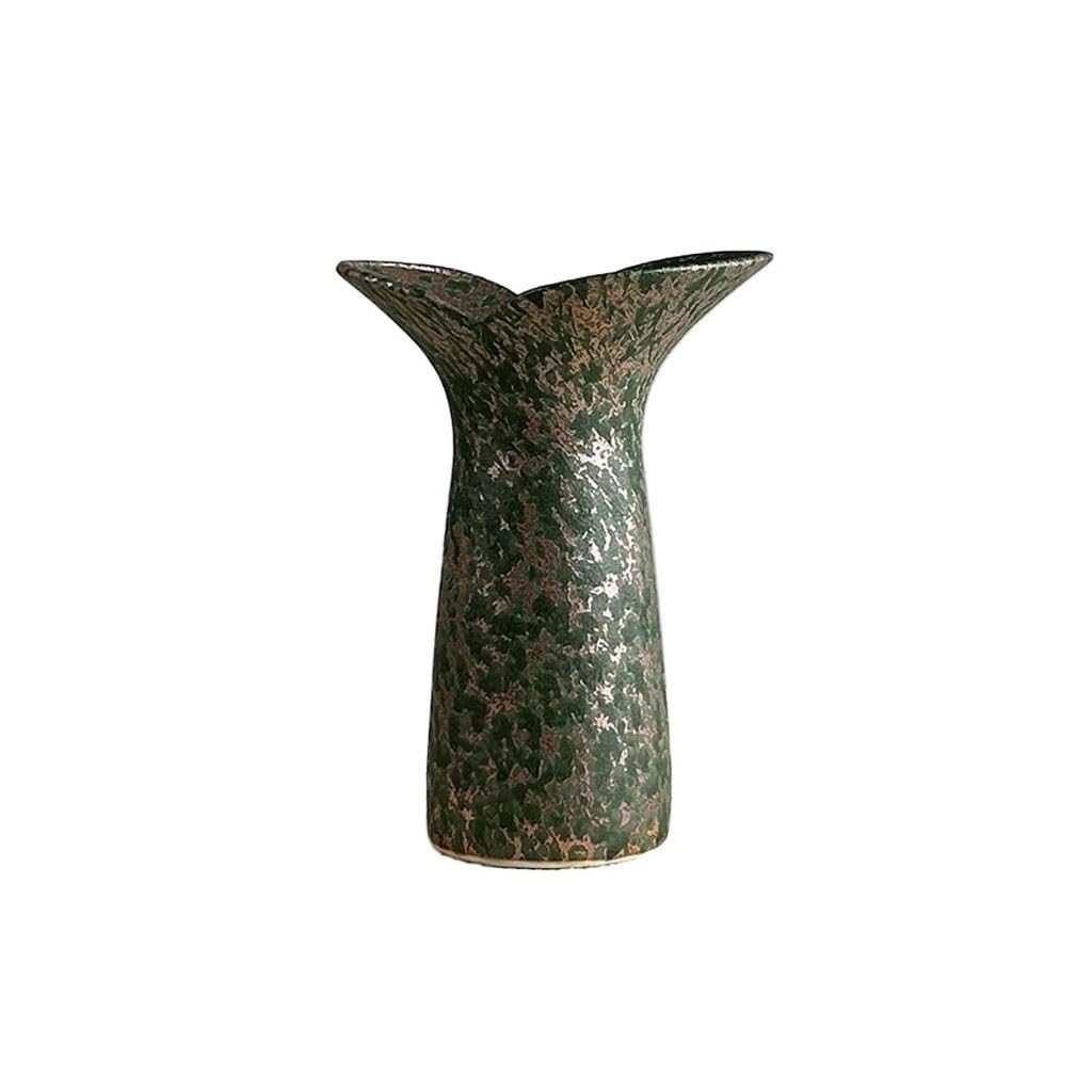 Dining Table Decor Japanese Retro Stoneware Vase Ceramic Flower Vessel Chinese Style Living Room Hydroponic Arrangement Ornaments Kitchen Decor