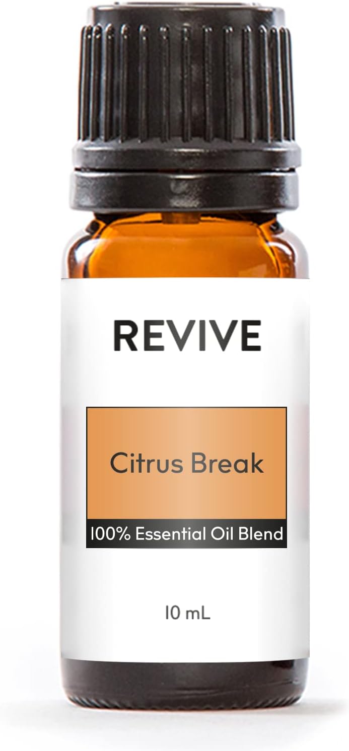 Citrus Break Essential Oil Blend by Revive Essential Oils – 100% Pure Therapeutic Grade, for Diffuser, Humidifier, Massage, Aromatherapy, Skin & Hair Care