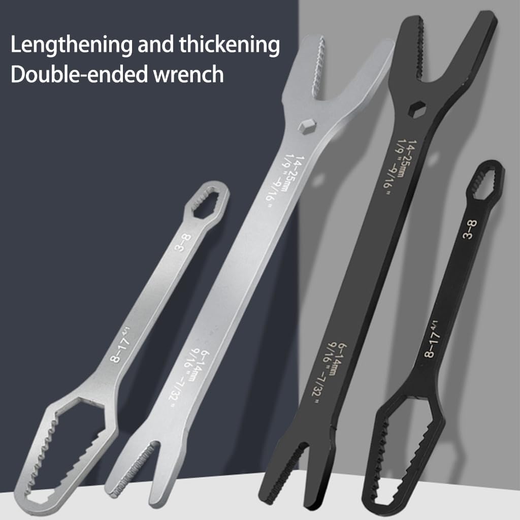 Adjustable Wrench Tool Multifunction Torx Wrench for 6-25mm/3-17mm Nut