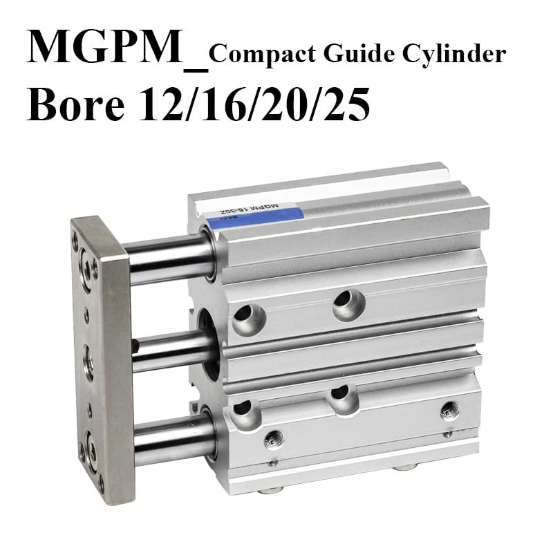 Vérin de guidage compact pneumatique double effet MGPM16 course 250mm - 8