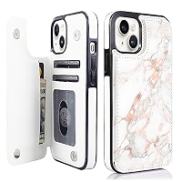 UCOLOR Schutzhülle Für IPhone 16 Plus – Brieftaschenhülle Mit 4 Kartenfächern, RFID-Schutz & Standfunktion