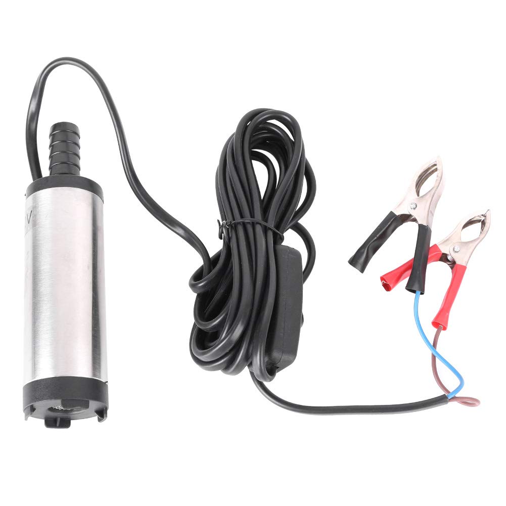 FSFY 38mm Car Camping Fishing Transfer Pump Water Oil for Diesel Fuel Kerosene Transfer Pump DC12V