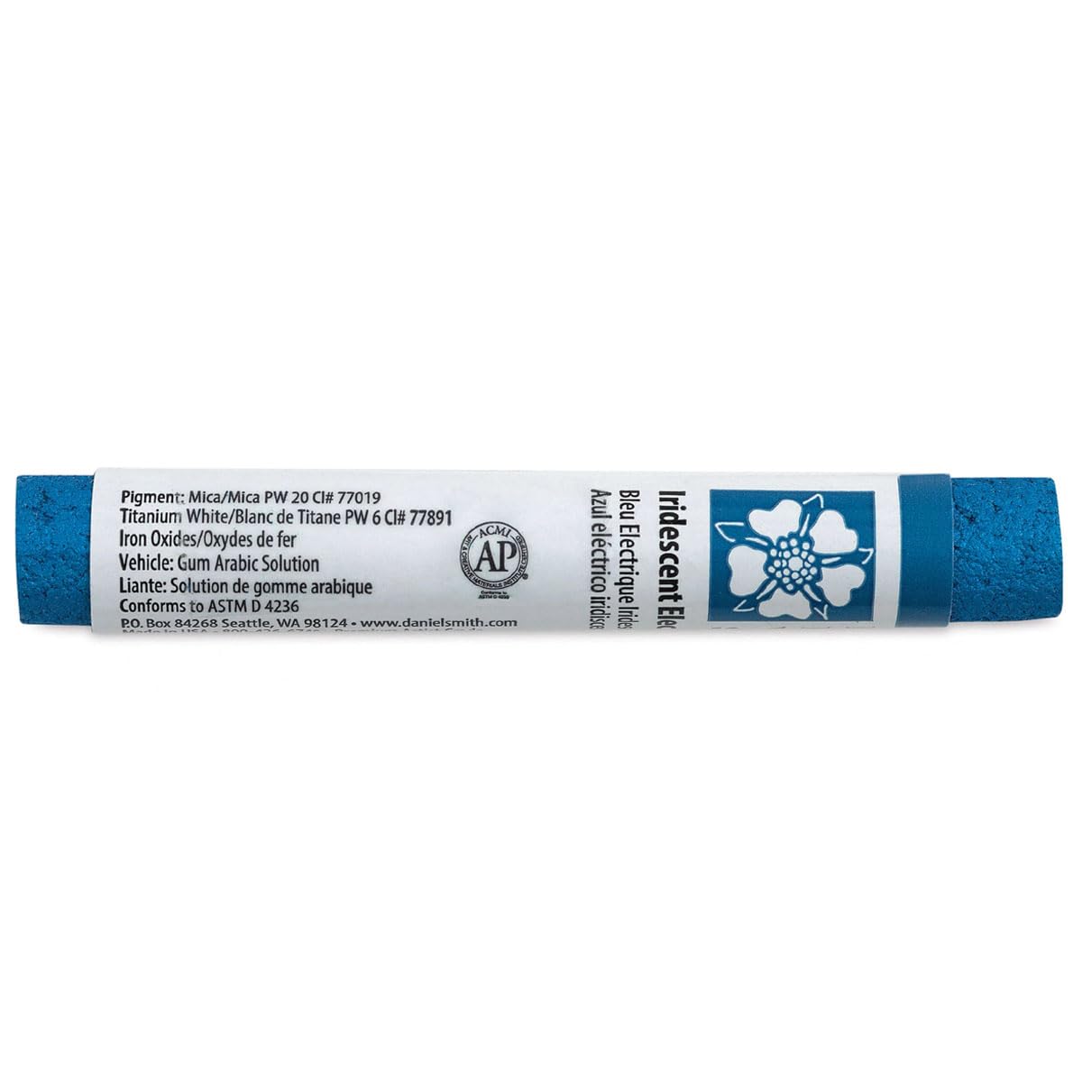Daniel Smith Stick 53 Aquarelle irisée El Blue texture sans gaspillage