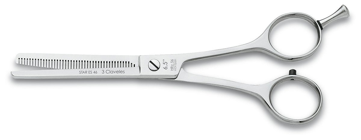 3 Claveles 12584 Tijera Peluquería Para Esculpir De 6.5", 16.51 cm, 44 g