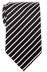 Black With White Stripe