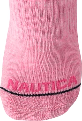 Nautica Womens Low Cut Socks - 12 Pack Cushioned Moisture Wicking Athletic No Show Socks for Women for Sports Running (4-10)4