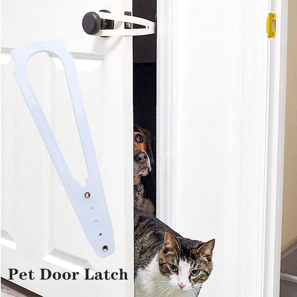 Cat Door Holder Latch Pet Door Latch Interior Cat Door Cat Door Buddy and Baby Gate Latch for