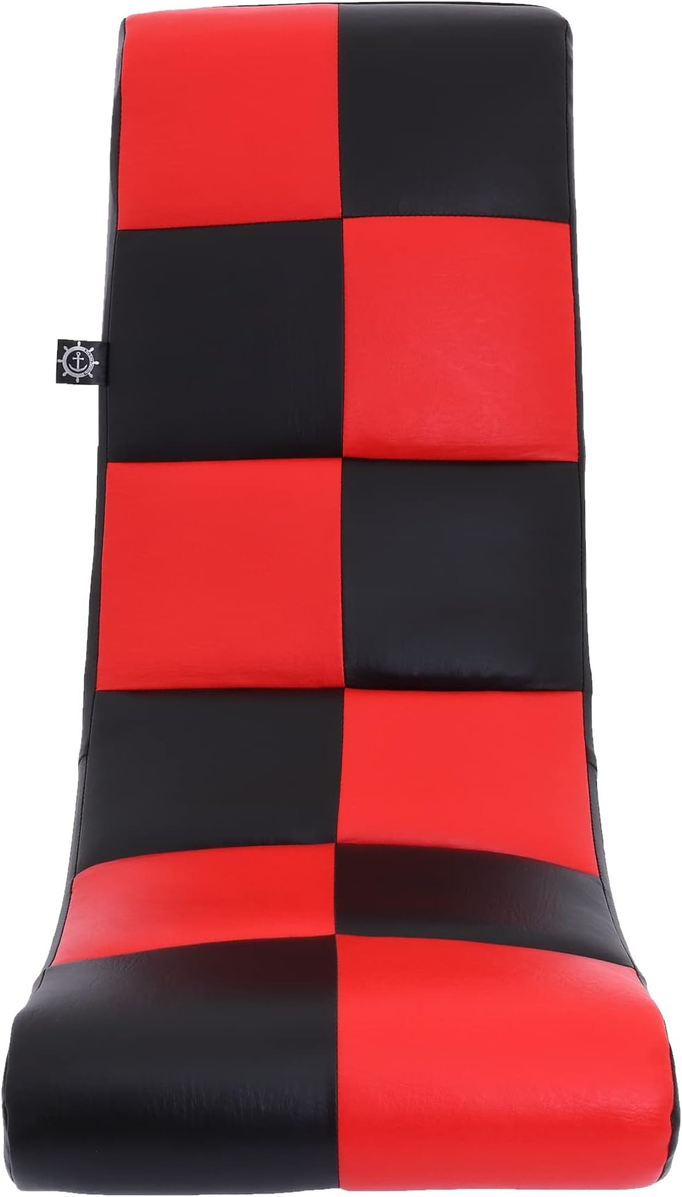 THE CREW FURNITURE Boost Video Rocker Gaming Chair, Polyurethane, Red Small