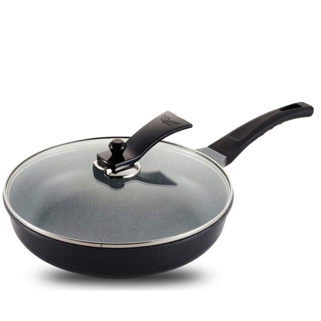 Wok poêle en pierre de Maifan antiadhésif haute durabilité diamètre 20cm