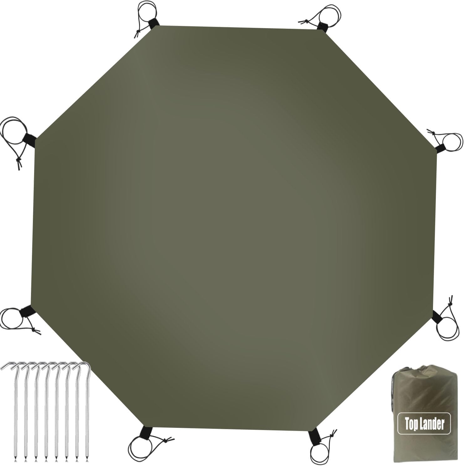 Multi-Purpose Camping Tarp with Waterproof Ground Sheets Mat Portable Tent Carpet for Hiking Outdoor Picnic