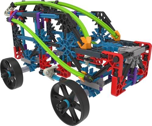 K'Nex 15214 12 Model Rad Rides Building Set, Educational Toys for Boys and Girls, 206 Piece Stem Learning Kit, Engineering for Kids, Fun and Colourful Construction Toys for Children Aged 7 + - Lego - Immagine 5