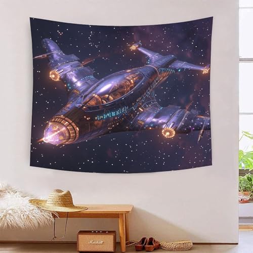 Tapisserie murale avions de chasse 3D tenture tissu salon et chambre