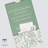 Boxclever Press Everyday Couples Wall Calendar 2026. Slimline 2026 Calendar runs Jan - Dec'26. Stunning 2026 Wall Calendar with 4 Column Layout. Family Calendar 2026 measures: 22 x 39 cm - Image 5