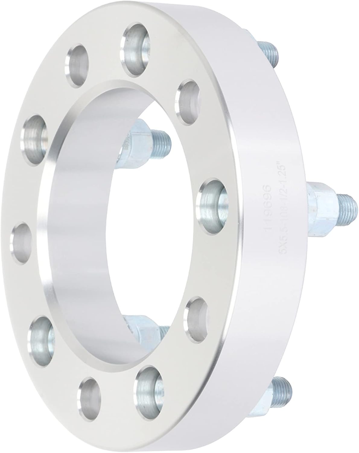 ASAPE 1.25 inches 5x5.5 5x5.5 Wheel Spacers 2Pcs 5 Lugs Wheel Adapters Replacement for Ramcharger 1974-1987 for Bronco 1969-1978 1986-1995 with 108 Center Bore 1/2 Studs