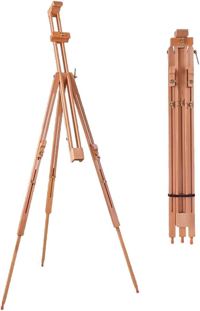 Amazon.co.jp: デッサンイーゼル スケッチイーゼル イーゼル 木製 三脚