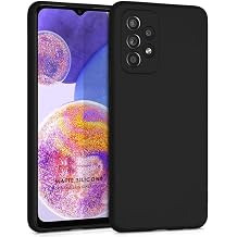 Happy Trend Samsung A23 Uyumlu i i Kadife Lansman Liquid Silicone k l f  ok Emici Full Kasa Koruma Sa layan K l f Siyah