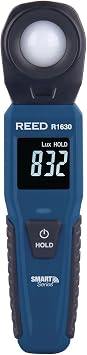 REED Instruments R1630 Light Meter, Bluetooth Smart Series