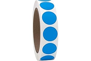 SHYGO® 1" Blue Circle Dot Stickers, Color Coding Labels