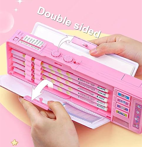 ASMANNA Estojo de Lápis Multifuncional Pop-Up para Crianças, Bolsa de Caneta Kawaii, Porta-Lápis par